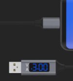 Intelligent Display Voltage Data Line with digital screen showing 3.00V connected to a device.