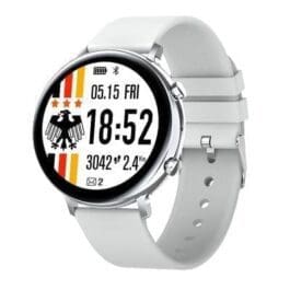 white Smart Bluetooth Call & Offline Payment Watch with 1.28-Inch Screen