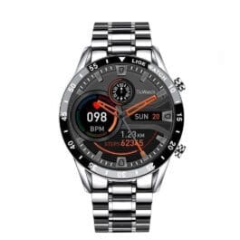 metal black dial Multifunctional Smart Watch with Bluetooth, Pedometer, and Blood Pressure Detection