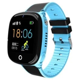 black and blue Smart Watch for Kids